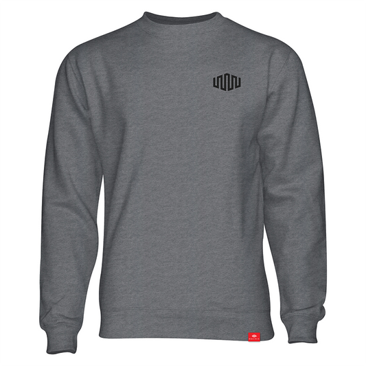 Sudadera unisex L/S Crew - Gunmetal Heather