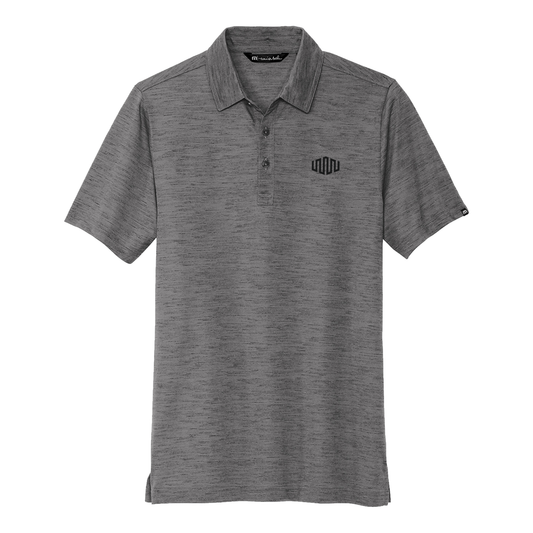 Polo TravisMathew Aukland Slub - Gris oscuro